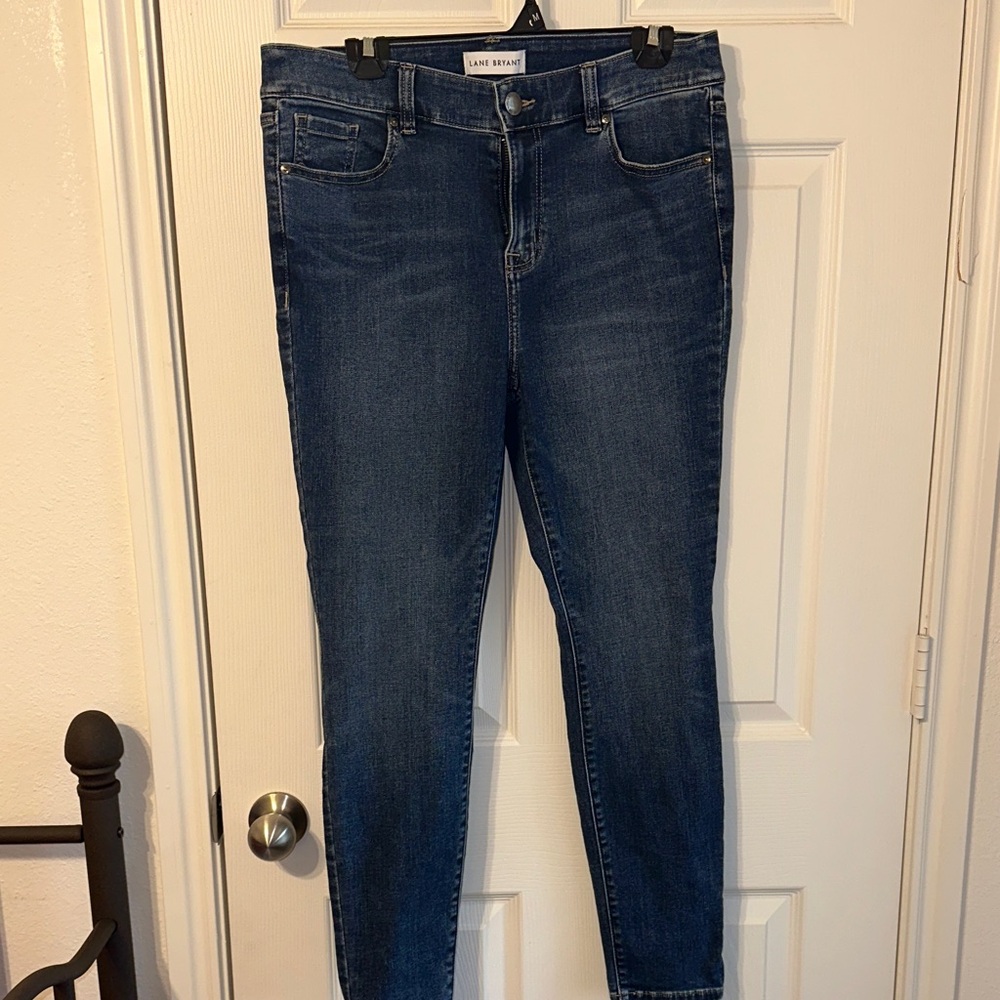 Lane bryant Women's Dark Blue Skinny Jeans size 12